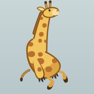 A giraffe jarhead